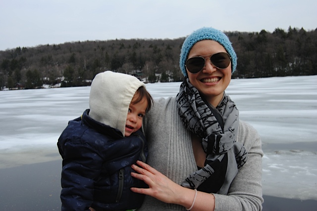 All smiles at the cottage.