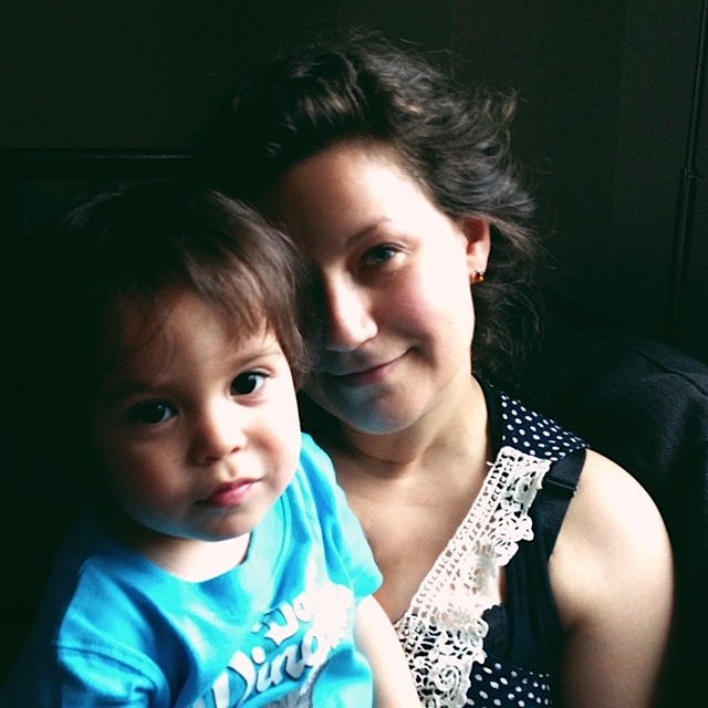 Nate and his auntie.