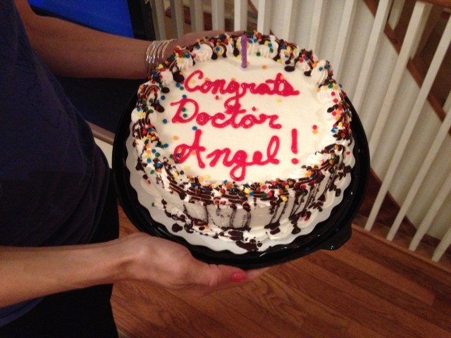 On a cake = it's official!