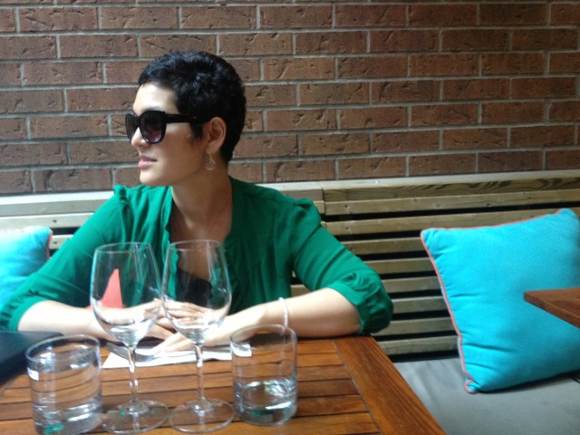 On a good day, hanging out with the lovely MM.